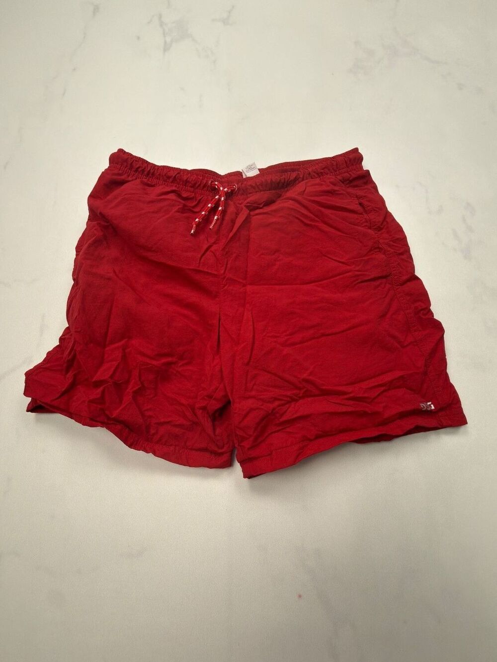 DSG Athletic Track Shorts Red 90s Sporty Casual - Boys XL